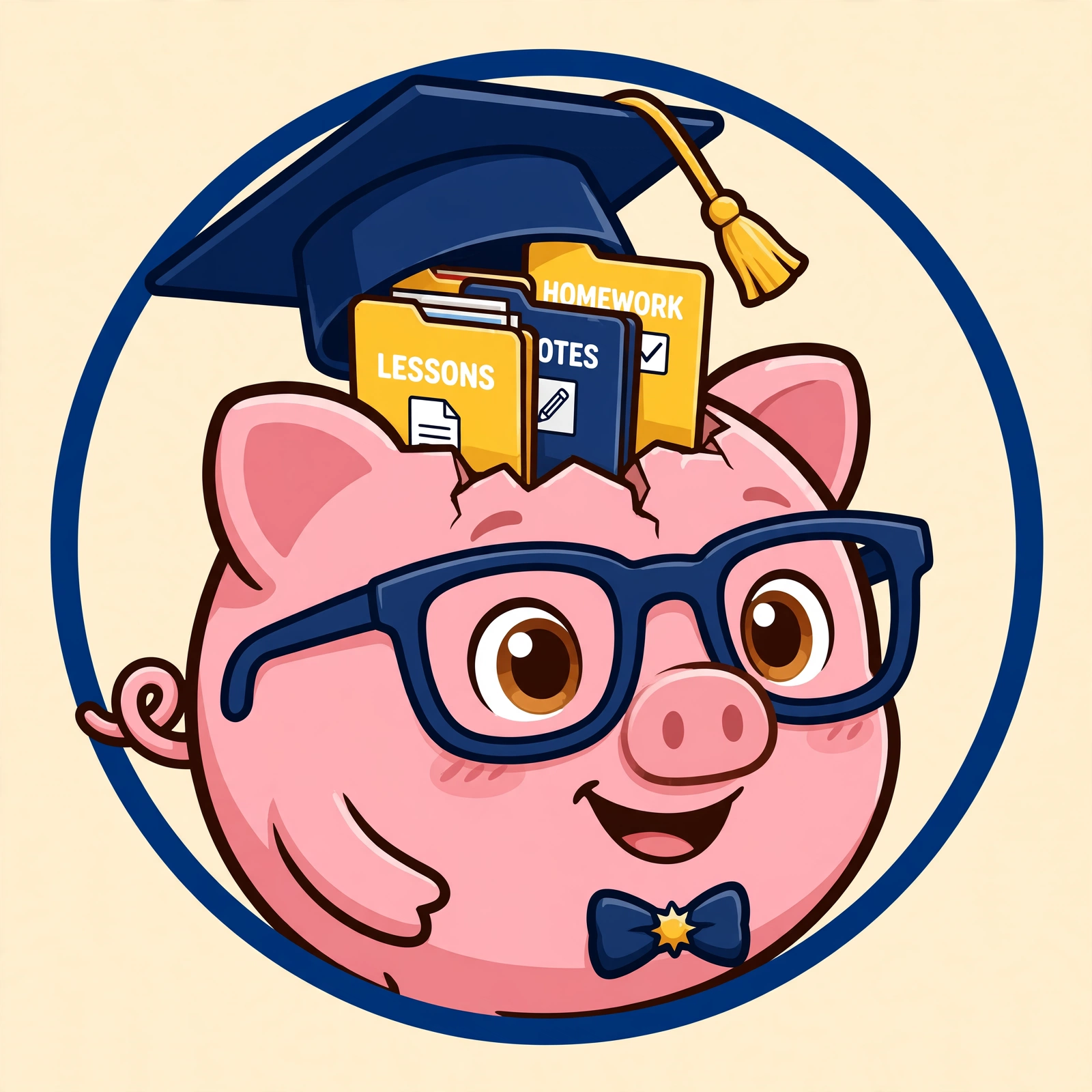Professor Piggy logo